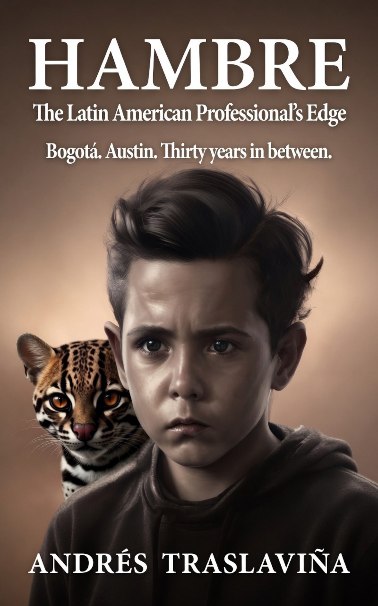 HAMBRE book cover by Andrés Traslaviña